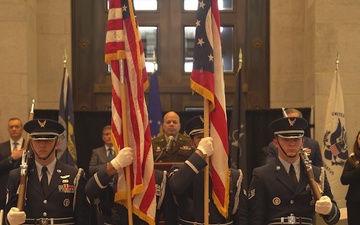 OHNG members support 2024 Wreaths Across America ceremony at Statehouse