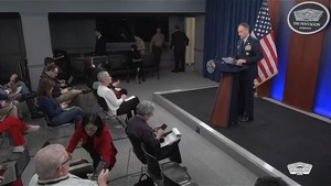 Pentagon Press Secretary Holds Briefing