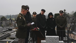 Bastogne80 Angels of Bastogne Ceremony B-roll