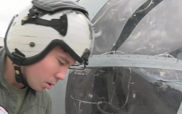 Capt. Morita prepares CH-53E Super Stallion for flight