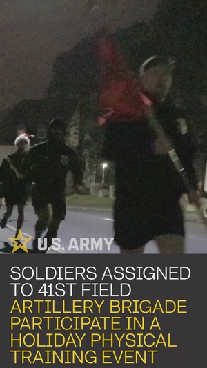 41st FAB conducts Holiday PT Event