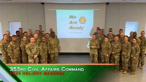 353rd CACOM Soldiers Send Holiday Well Wishes