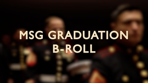 Marine Corps Security Guard Retirees Receive Awards at MSG Graduation
