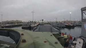 Combat Logistics Regiment 1 offloads LCU during Steel Knight 24