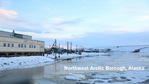 Alaska Marines deliver toys to children above the Arctic Circle