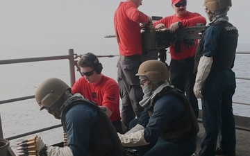 Live-Fire Exercise Aboard Theodore Roosevelt