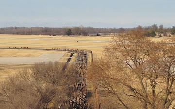 375th Air Mobility Wing wing readiness day drone B-Roll