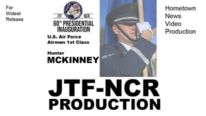 U.S. Air Force Airman 1st Class Hunter McKinney - Hometown News (JTF-NCR Reel)