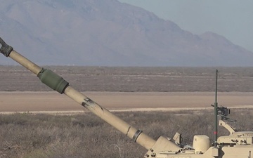 4-27th Field Artillery Chaplain Performs Services in the Field