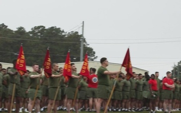 Marine Corps Combat Service Support Schools celebrates 249th birthday of the Marine Corps with motivational run