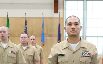 6th Week (Khaki) Inspection at Officer Training Command Newport - Class 05‐25