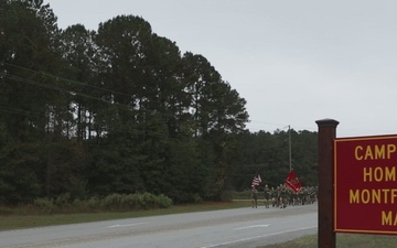 Marine Corps Combat Service Support Schools celebrates 249th birthday of the Marine Corps with motivational run