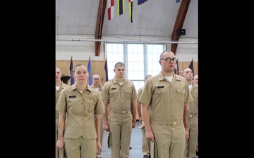 6th Week (Khaki) Inspection at Officer Training Command Newport - Class 05‐25