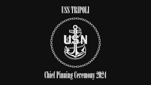 Chief Pinning Video