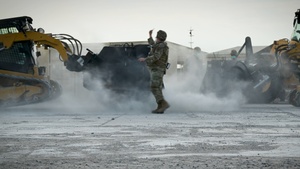 386th ECES conducts joint rapid airfield damage recovery exercise