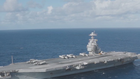DVIDS - Video - USS Gerald R. Ford and JMSDF Conduct Sailing Exercise