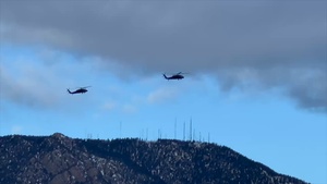 “Fighting Eagles” march for fitness, unit's history.