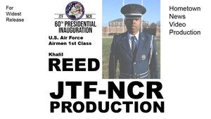 U.S. Air Force Airman 1st Class Khalil Reed - Hometown News (JTF-NCR Reel)