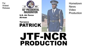 U.S. Air Force Airman Terrance Patrick - Hometown News (JTF-NCR Reel)