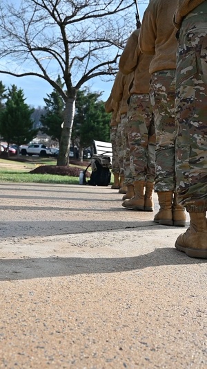 Space Force ceremonial guardsmen qualify for firing line