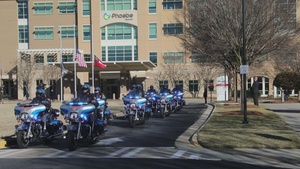 President Jimmy Carter motorcade procession