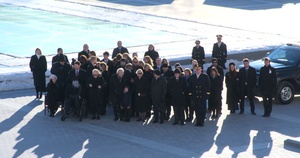 Jimmy Carter departs the U.S. Capitol