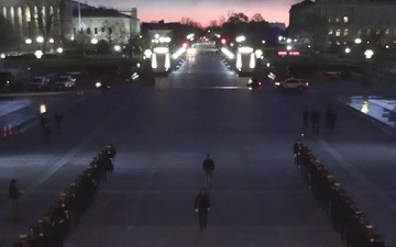 Rehearsals for Jimmy Carter State Funeral Procession