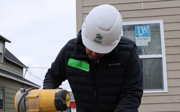 Iowa National Guard leaders volunteer with the Greater Des Moines Habitat for Humanity