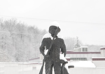 Clearing Snow at Charlie West