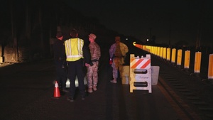 Military Police Continue Ensure Safety During LA Wildfires