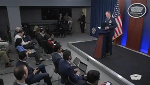 Pentagon Press Secretary Holds Briefing