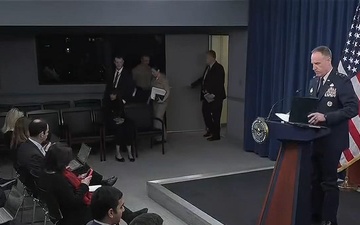 Pentagon Press Secretary Holds Briefing