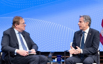 Secretary of State Antony J. Blinken remarks on the Middle East at the Atlantic Council