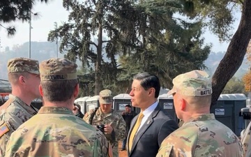 Deputy Under Secretary of the Army Attending the Tournament of Roses Parade