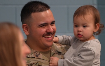 The 990th Engineer Company completes departure ceremony for overseas deployment