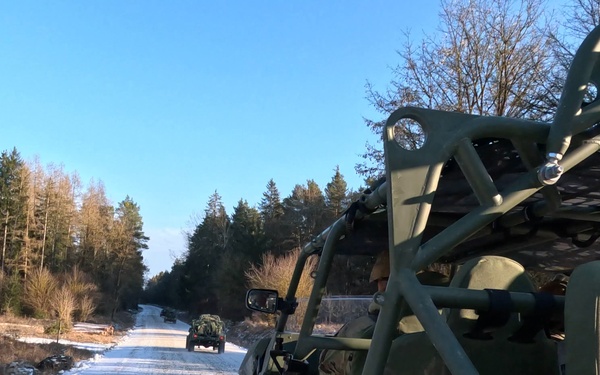 10th Mountain Division trains on Infantry Squad Vehicles during joint exercise Combined Resolve 25-1 B-Roll