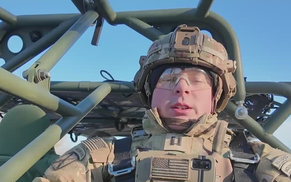 Take a ride with Capt. Wagoner on an Infantry Squad Vehicle during Combined Resolve 25-1