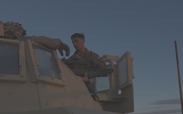 U.S. Marines with 2nd Battalion, 23rd Marine Regiment conduct motorized operations on Noble’s Pass for upcoming deployment