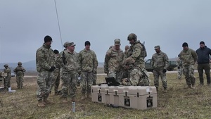 Lt. Gen Joseph Ryan visits 10th Mountain Division Soldiers for demonstrations during exercise Combined Resolve 25-1