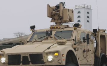 U.S. Army Soldiers Participate in the 107th Anniversary Parade of the Estonian Field Artillery Regiment