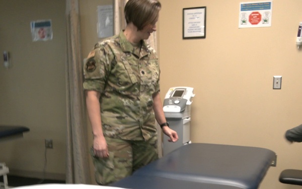 Wright-Patterson Medical Center Physical Therapy Session B-roll