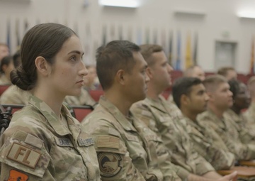 USSF officer trainees at OTS B-roll