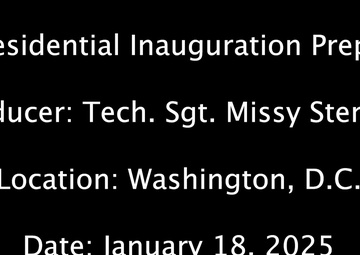 B-Roll: Capitol Police Chief Deputizes National Guard Service Members Ahead of Supporting 60th Presidential Inauguration
