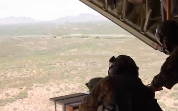 Kentucky Air National Guard airdrops in Arizona with the AATTC