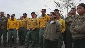 Cal Guard Type II Handcrews Work To Clear Debris In Communities Impacted By Eaton Fire