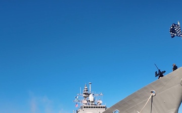 USS Philippine Sea departs Naval Station Norfolk