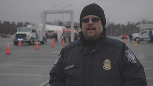 CBPO Marvin Williams speaks NII Interview for 60th Presidential Inauguration.