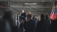 Former President Biden bids farewell during sendoff ceremony at Joint Base Andrews