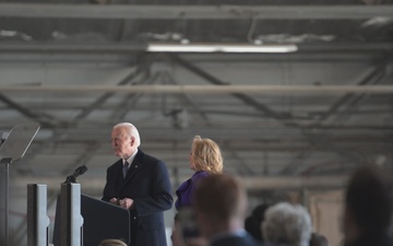 Former President Biden bids farewell during sendoff ceremony at Joint Base Andrews