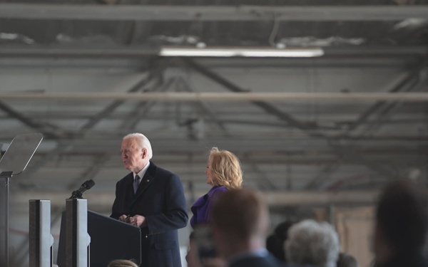 Former President Biden bids farewell during sendoff ceremony at Joint Base Andrews